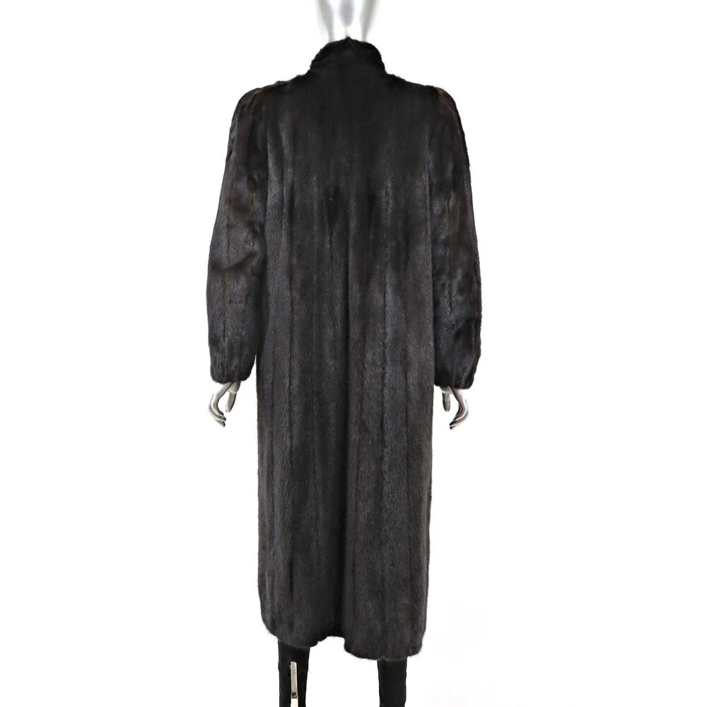 Mahogany Mink Coat- Size M - Picture 4 of 8